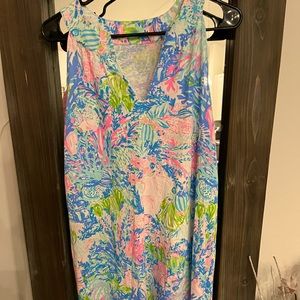 Lilly Pulitzer sz L multicolored knit dress